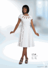 Chancelle Dresses <br> (Spring/Summer 2016) <br> CD1709 <br> <br> WHITE <br> 8 10 12 14 16 18