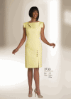 Chancelle Dresses <br> (Spring/Summer 2016) <br> CD1733 <br> <br> YELLOW  <br>  WHITE <br> 8 10 12 14 16 18