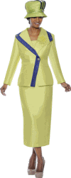 <b>Ladies Skirt Suit by GMI</b><br>Citrus-Purple, Black-White, White-White<br>Sizes 8 to 26W<br>Style G4662 <b>Ladies Skirt Suit by GMI</b><br>Citrus-Purple, Black-White, White-White<br>Sizes 8 to 26W<br>Style G4662
