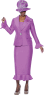 <b>Ladies Skirt Suit by GMI</b><br> Lilac, White, Turquoise, Citrus<br>Sizes 8 to 26W<br>Style G4693 <b>Ladies Skirt Suit by GMI</b><br> Lilac, White, Turquoise, Citrus<br>Sizes 8 to 26W<br>Style G4693