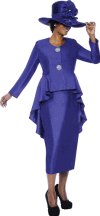 <b>Ladies Skirt Suit by GMI</b><br>Purple, White, Turquoise, Magenta<br>Sizes 8 to 26W<br>Style G4322 <b>Ladies Skirt Suit by GMI</b><br>Purple, White, Turquoise, Magenta<br>Sizes 8 to 26W<br>Style G4322