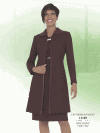 Career Dress & Jacket by Benmarc</b><br>Burgundy<br>Sizes 12-34<br>Style 11169