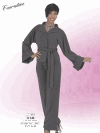 Career Pant Suit by Benmarc</b><br>Charcoal Grey<br>Sizes 12-24<br>Style 11140